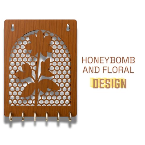 Image of Key Hanger for Wall (Honeycomb)