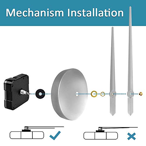 Mintime Frameless Diy Wall Clock 3D Acrylic Sticker Roman Numbers Adhesive Modern Art Wall Clock Parts Kit Home Decorations For Living Room Bedroom #TOP5