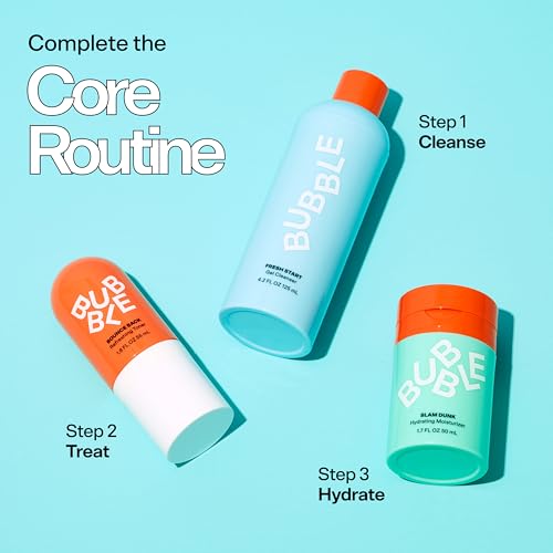 Bubble Skincare Slam Dunk Hydrating Face Moisturizer - Travel Size Lightweight Face Lotion with Vitamin E + Aloe Vera - Daily Facial Moisturizer for Normal + Dry Skin with Blue Light Protection (50ml) - Image 6