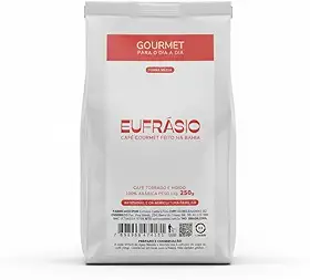 Café Eufrásio Gourmet Em Grãos 250g - Café Gourmet da Bahia, Torra Média, 100% Arábica