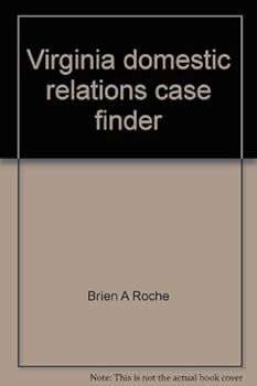 Hardcover Virginia domestic relations case finder Book