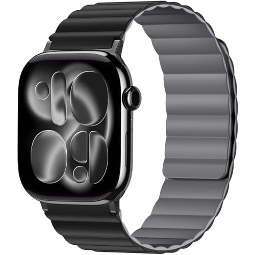 Reversible Magnetic Watch Band Compatible with Apple Watch Series 11 10 9 8 7 6 5 4 Ultra 3/2/1 SE...