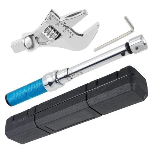 デジタル調節可能トルクレンチ スチールオープンエンド 交換可能なヘッド トルクレンチ スパナ ハンドツール 自転車 車 修理用 正確 信頼できる