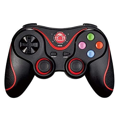 Image of GAMENOPHOBIAA V8 Wireless Gamepad Controller | Dual Bluetooth Gaming Controller for Android, Smart TV, TV Box, Laptop & Smartphones | Ergonomic Joystick Gamepad with Rechargeable Battery (Black)