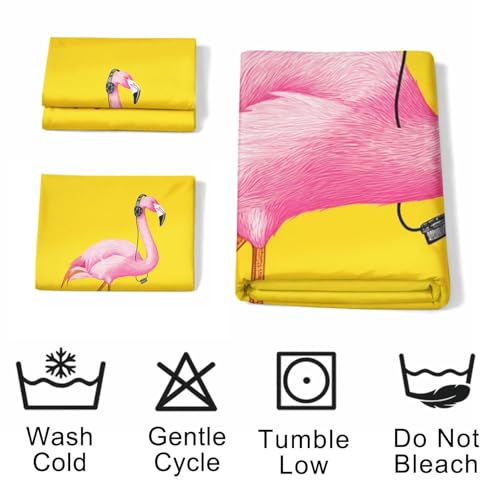 Housse de couette 140x200 en microfibre douce et thermorégulatrice