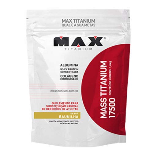 GANHO PESO HIPERCALÓRICO MASS TITANIUM 17500 1,4KG - MAX TITANIUM