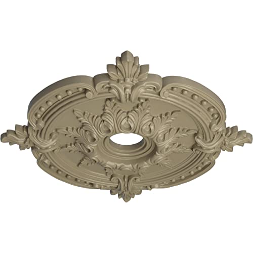 Image of Ekena Millwork CM28BEGDF Benson Classic Ceiling Medallion, Gobi Desert