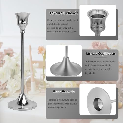 Encuentra reviews de Candelabro plata - solo los mejores. 2 Imagen adicional