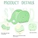 COOLOO Pencil Holder Cell Phone Stand, Cute Elephant Office Accessories Tablet Desk Bracket Compatible, Desk Decoration Multifunctional Stationery Box