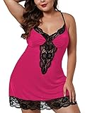Beste Geschenke:Lovely Satin Dessous Chemise perfekt für Hochzeitsnacht, Schlafzimmer tragen und Urlaub Reisen, Pyjamas, Party, Zuhause, Hotel. Tolles Geschenk für Freundin, Ehefrau, Mutter, Schwester, Tochter