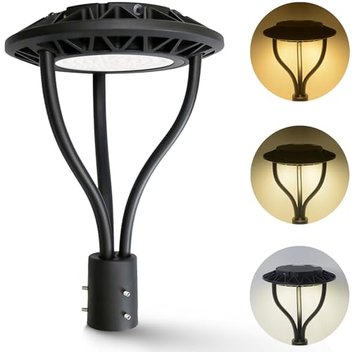 LED Post Top Light with Dusk to Dawn Photocell...