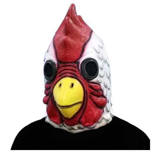 Gmasking 2018 Exclusive Latex Cartoon Hahn Kopfmaske Halloween Huhn Kostüm
