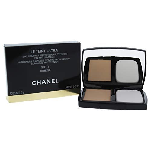 Chanel Le Teint Ultra Tenue Compact Foundation Spf 15-10 Beige By Chanel for Women - 0.45 Oz Foundation, 0.45 Ounce