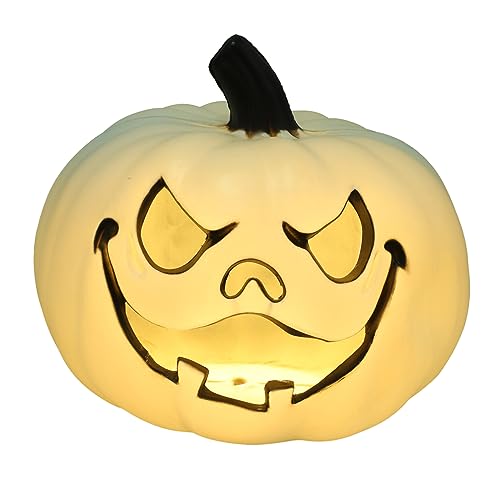 VICASKY Halloween Pumpkin Lamp Lighted Decor for Halloween Parties Indoor Home Decoration and Photo Props Versatile Jack-Lantern Atmosphere