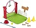 Barbie Chelsea Can Be Doll & Playset, Blonde Dog Trainer Small Doll with Dog & 10 Accessories, Including Leash, Jumping Hoop, Obstacle Cones & More