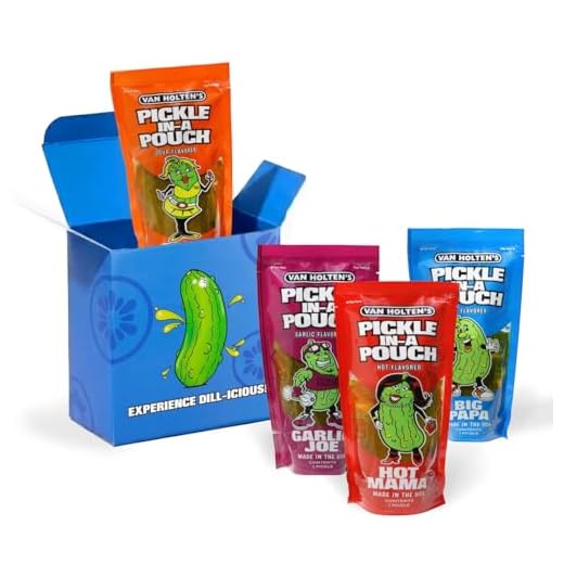 Van Holten's Charismatic Characters Pickle Gift Box, Assorted Dill, 4 Pack