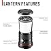 COAST EAL30R 1000 Lumen Rechargeable Emergency Camping Lantern with Warm, Day, Red & Red Flashing Mode, Foldeable Handle, 15 Hours of Runtime