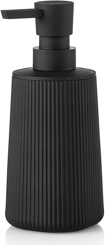 Small Soap Dispenser for Bathroom and Kitchen, Modern Farmhouse Striped