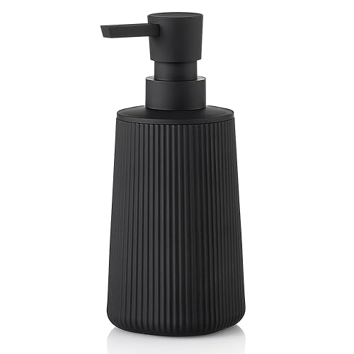 Small Soap Dispenser for Bathroom and Kitchen, Modern Farmhouse Striped