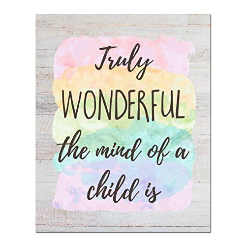 Panneau en bois rustique citation chambre enfant déco murale verticale