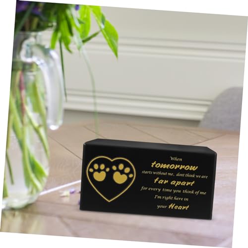 Urne funéraire en bois cendres animaux chien chat : urne commémorative bois