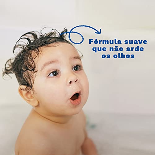 Gentle Shampoo, Suave e Não Arde os Olhos, Mustela Bebê, Azul, Médio/500 ml