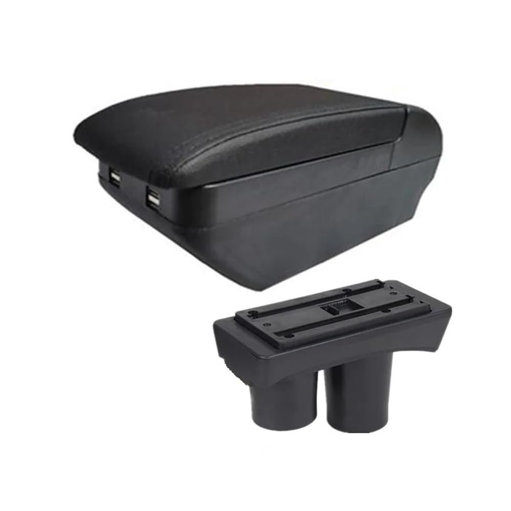 Yulegudi H Black Line 4Usb Car Armrests For Citroen For C2 C3 Car Armrest Box