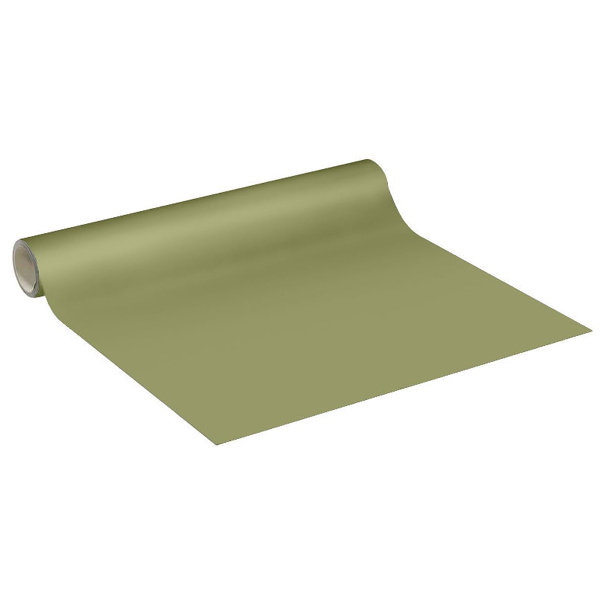 Waterproof Adhesive Vinyl Roll for Kitchen, Cabinet, Cabinet, Door – Wall Sticker H60 x L200 cm – Olive Green