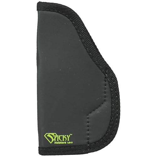 Sticky Holsters Concealment Holsters for Men and Women - LG-3 Large - Fits Full-Sized Glocks, and Similar up to 4.75' Barrel - Suitable for Left and Right-Hand Draw; IWB or Pocket Carry