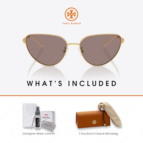 Tory Burch TY6110 Cateye Sunglasses for Women +BUNDLE with ACCESSORY EYEWEAR KIT 5