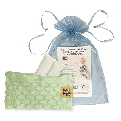 Image of Happi Tummi Colic and Gas Relief for Babies and Infants- Heated Belly Wrap for Newborns - Aromatherapy Wrap for Upset Tummy and Constipation