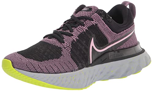 Nike W React Infinity Run Fk 2, Scarpe da corsa Donna, Viola (violet dust/elemental pink-black-cyber-photon dust), 40.5 EU