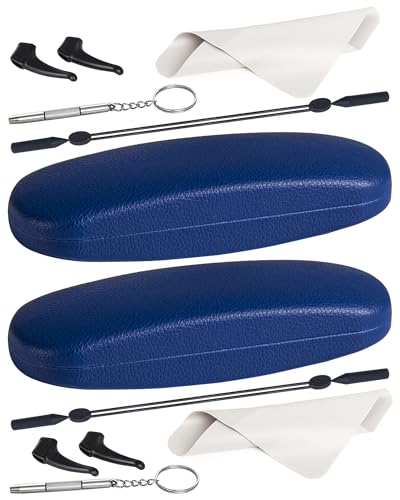 Image of RayLove Unisex Hard Shell Eyeglasses Cases, Protective Case For Glasses