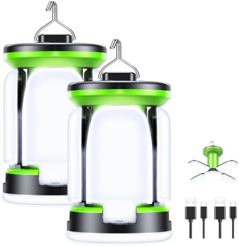 Blukar Lámpara Camping Recargable, 60LED Superbrillante Linterna ...