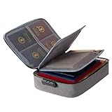 Important Document Organizer, 3-Layer Important Document Storage, Waterproof Safe File Box with Lock, Portable Important Papers Organizer with Zipper and Handle for Travel Home