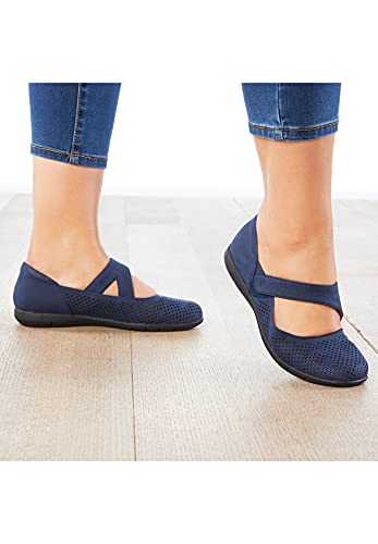 Comfortview Women's The Ezra Flat (Wide Widths Available) 6