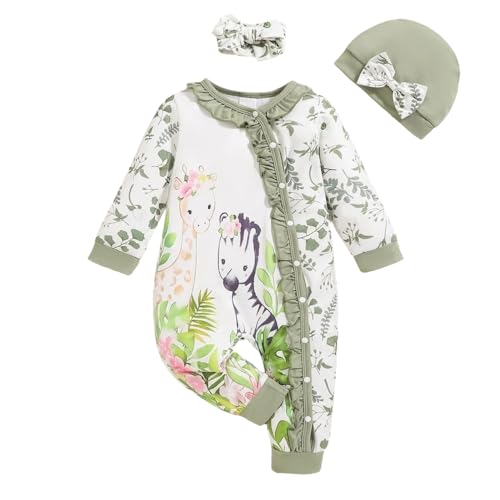Newborn Baby Girl Clothes Jumpsuits Clothes Long Sleeve Rompers