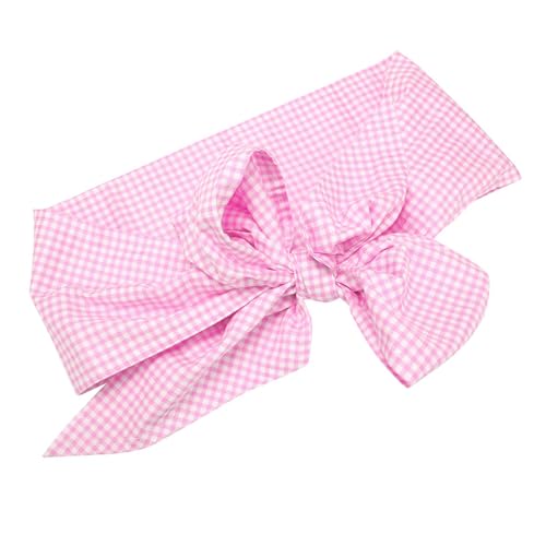 Image of VGEBY Newborn Swaddle Sash Maternity Bow Sash Newborn Infant Blanket Swaddling Blankets for Photo Stretch Wrap Blankets & Swaddling (Light Plaid)