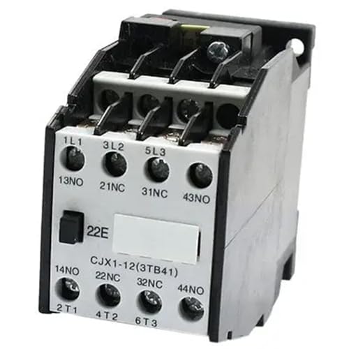 Contacteur ca bobine 110V 50HZ triphasé CJX1-12 avec contacts 2NO 2NC