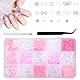 15 Fächer Nail Charms Set – Kreativer Nagelschmuck für Charms Nägel – Vielfältige Deko mit Nail Gems & Nagelsteine – Perfekt für DIY Maniküre & professionelle Anwendung