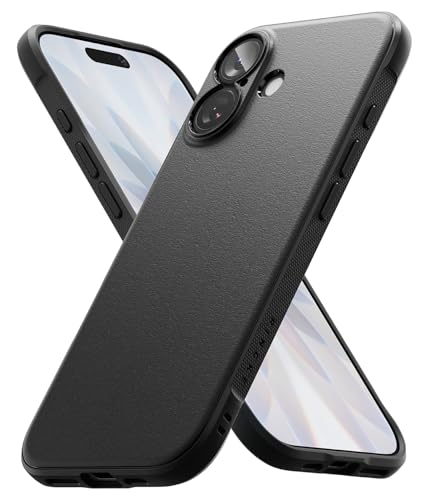 Image of Ringke Onyx Compatible with iPhone 17 Case Back Cover Rugged Flexible Durable Anti-Slip TPU Protection Shockproof- Black