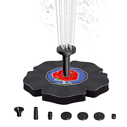 Color You Solar Fountain Pump Solar-Powered Floating Brushless Water Fountain Pump for Aquarium Fish Tank Garden Pool Pond Bird Bath