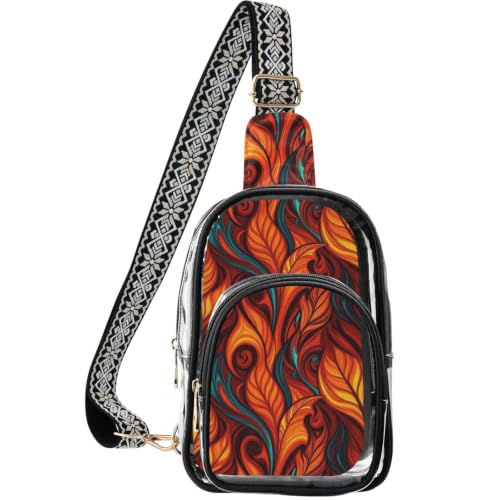 Mochila de hombro transparente linqin de 10.2 pulgadas para festivales y eventos musicales