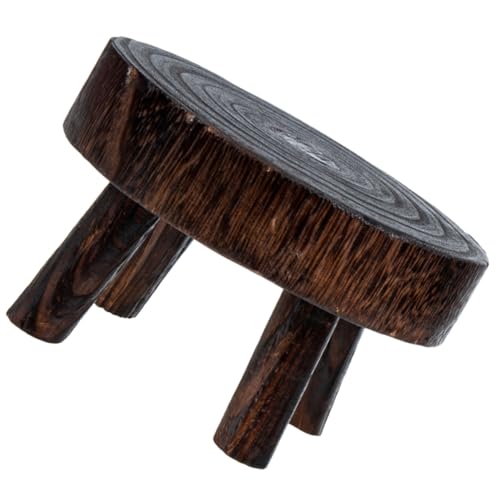 lurrose 木製プランター台 花盆架 スムーズエッジ耐久性 小型鉢用屋内多肉植物スタンド バルコニー ガーデン用