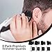 New DEARCOOL 8 Pack Premium Trimmer Guards for BaBylis-PRO Barberology FX787 and FX726 Trimmer, Replacement Guards with Metal Spring Clip - From 1/32-5/4 inch Snap on Blade Attachment Combs Set