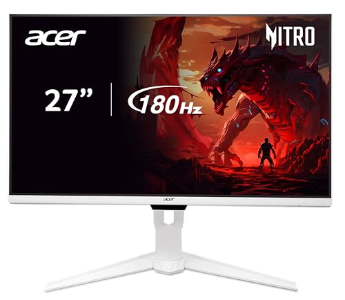 Image of acer GA271U 27 Inch WQHD IPS Gaming Smart Monitor, 180Hz Refresh Rate, Android OS, Wi-Fi, Bluetooth, Miracast, IoT, Ext Webcam Support, Keyboard /Mouse Support, Ergostand, Remote Control, AMD FreeSync
