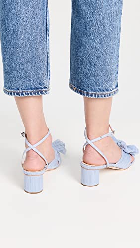 Image of Loeffler Randall Women's Dahlia Pleated Bow Heels with Ankle Strap