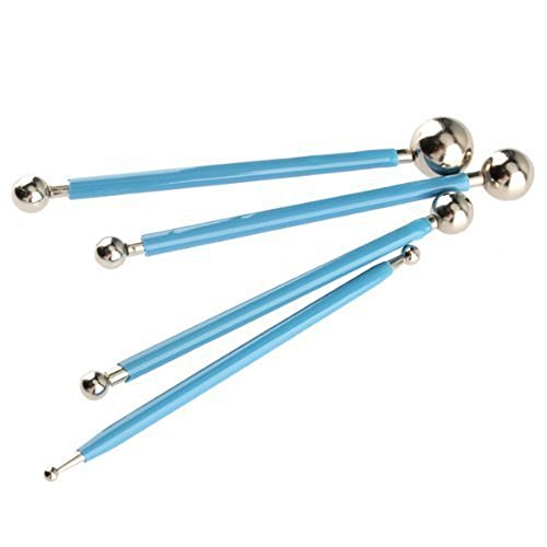 4本 セット 8タイプ 粘土 細工 クレイ 丸 棒 お手入れ用 クロス セット