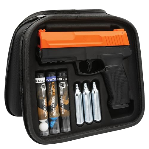 Image of P2P Secure 68P .68 Cal CO2-Powered 6-Shot Launcher Starter Kit - Less-Lethal Personal Defense