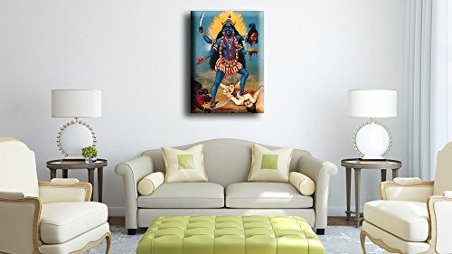 Image of Tallenge - Kali - Raja Ravi Varma Mythology Collection - Small Poster Paper (12 x 18 inches)
